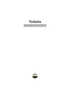 VEDANTA SPIRITUAL WISDOM FOR LEADERSHIP AND SUCCESS
