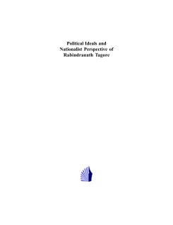 POLITICAL IDEALS AND NATIONALIST PERSPECTIVE OF RABINDRANATH TAGORE