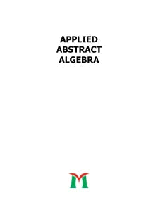 APPLIED ABSTRACT ALGEBRA