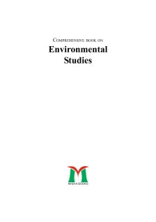 COMPREHENSIVE BOOK ON ENVIRONMENTAL STUDIES