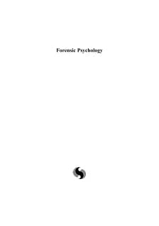 FORENSIC PSYCHOLOGY