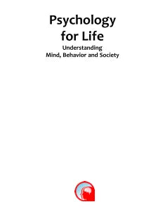 PSYCHOLOGY FOR LIFE