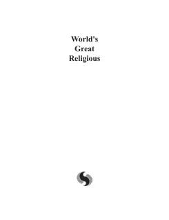 WORLD’S GREAT RELIGION