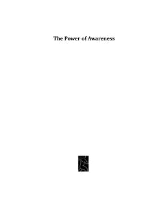 THE POWER OF AWARNES
