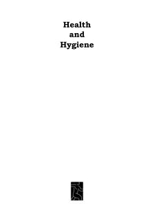 HEALTH AND HYGIENE