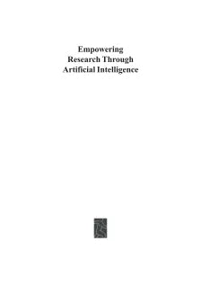 EMPOWERING RESEARCH THROUGH ARTIFICIAL INTELLIGENCE