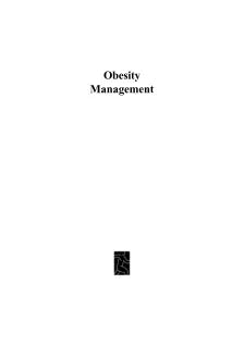 OBESITY MANAGEMENT