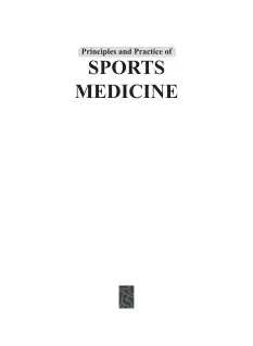 PRINCIPLES AND PRACTICE OF SPORTS MEDICINE