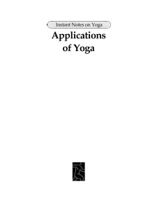 APPLICATIONS OF YOGA