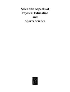 SCIENTIFIC ASPECTS OF PHYSICAL EDUCATION AND SPORTS SCIENCE
