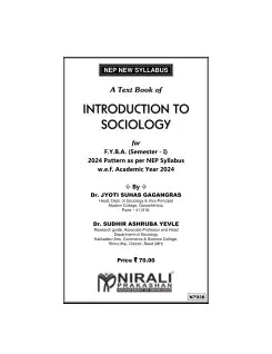 INTRODUCTION TO SOCIOLOGY For F.Y.B.A. (Semester 1)