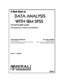 DATA ANALYSIS WITH IBM SPSS STATISTICS BRIEF GUIDE For Researchers, Teachers and Students