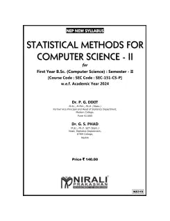 STATISTICAL METHODS FOR COMPUTER SCIENCE 2 for First Year BSc (Computer Science) Semester 2