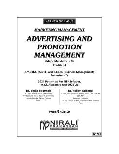 ADVERTISING AND PROMOTION MANAGEMENT (Marketing Management) for BBA Semester 4 | Dr. Shaila Bootwala | Nirali Prakashan