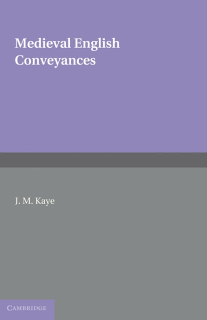 Cambridge Studies in English Legal History