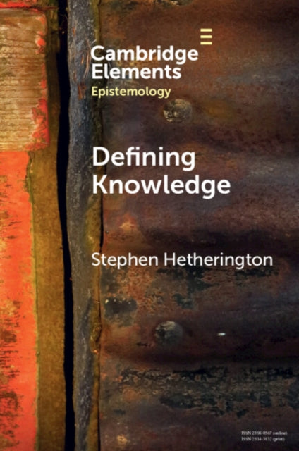 Elements in Epistemology