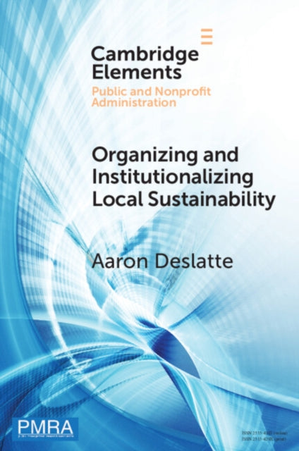 Elements in Public and Nonprofit Administration