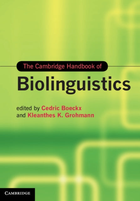 Cambridge Handbooks in Language and Linguistics