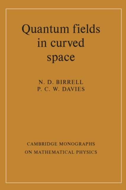Cambridge Monographs on Mathematical Physics
