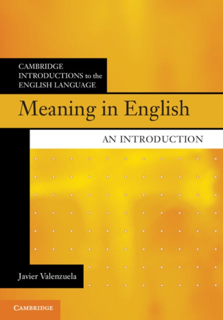 Cambridge Introductions to the English Language