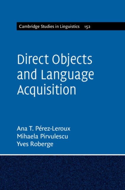 Cambridge Studies in Linguistics