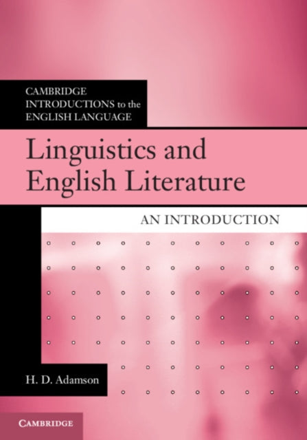Cambridge Introductions to the English Language