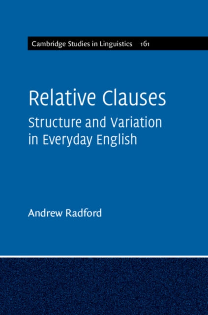 Cambridge Studies in Linguistics