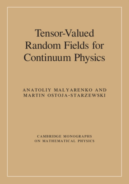 Cambridge Monographs on Mathematical Physics