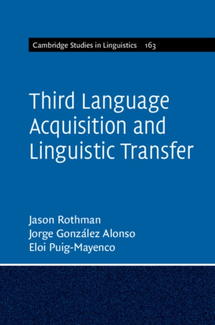 Cambridge Studies in Linguistics