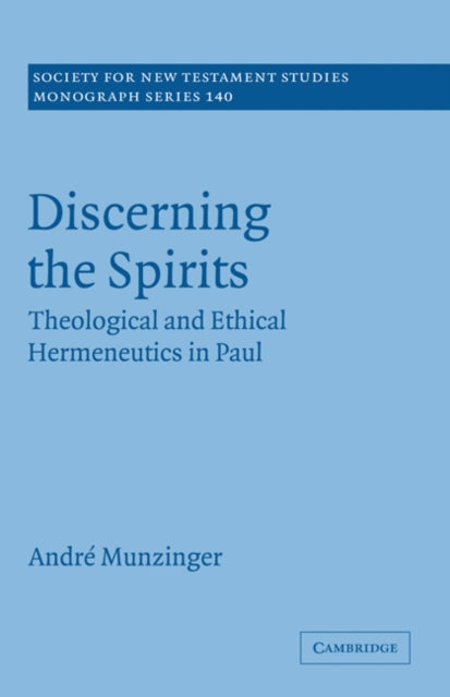 Society for New Testament Studies Monograph Series