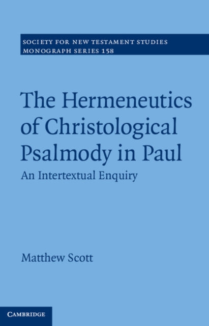 Society for New Testament Studies Monograph Series