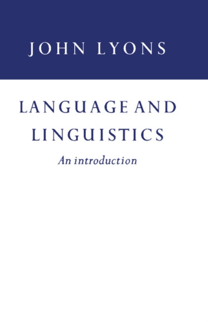 Language and Linguistics