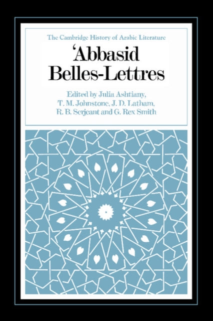 The Cambridge History of Arabic Literature