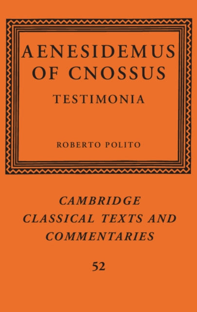 Cambridge Classical Texts and Commentaries