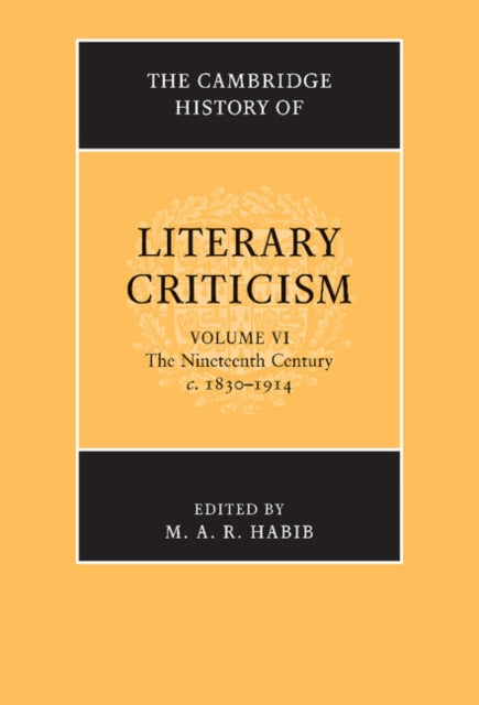 The Cambridge History of Literary Criticism