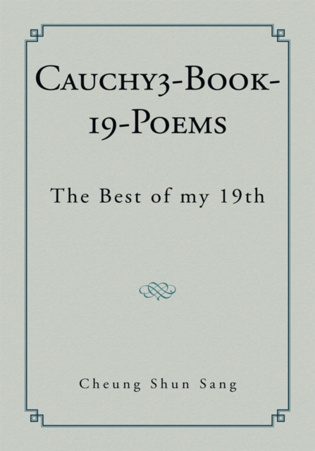 Cauchy3-Book-19-Poems
