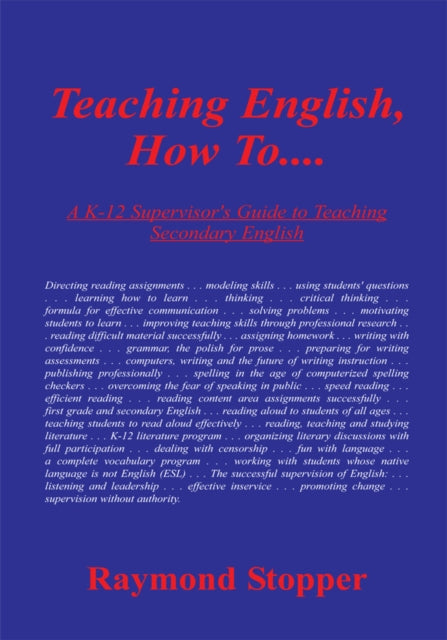Teaching English, How To.......: