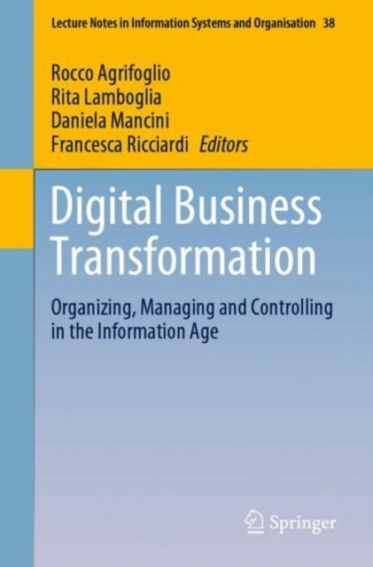 Lecture Notes in Information Systems and Organisation