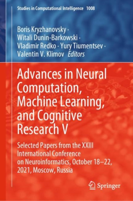 Advances in Neural Computation, Machine Learning, and Cognitive Research V