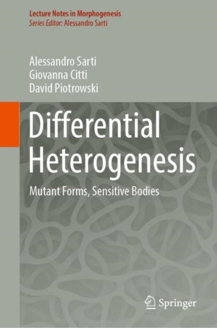 Lecture Notes in Morphogenesis