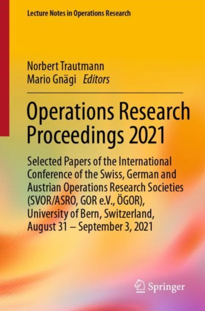 Lecture Notes in Operations Research