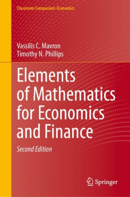 Elements of Mathematics for Economics and Finance