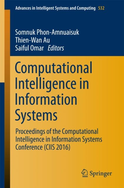 Advances in Intelligent Systems and Computing