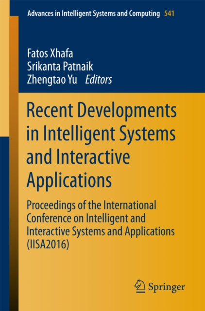 Advances in Intelligent Systems and Computing