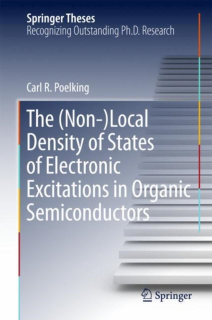 (Non-)Local Density of States of Electronic Excitations in Organic Semiconductors