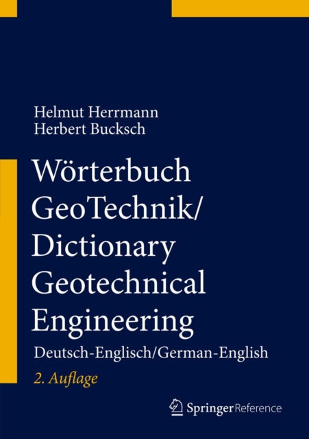 Wörterbuch GeoTechnik/Dictionary Geotechnical Engineering