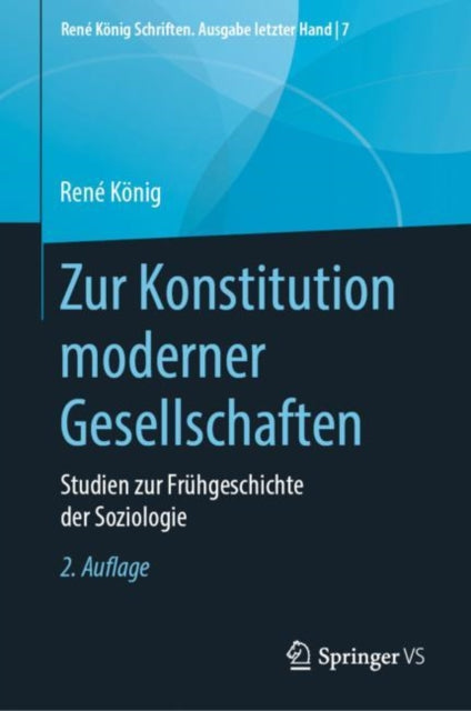 René König Schriften. Ausgabe letzter Hand