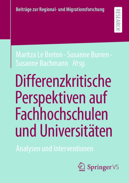 Beiträge zur Regional- und Migrationsforschung
