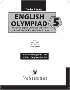 International English Olympiad - Class 5(With OMR Sheets)
