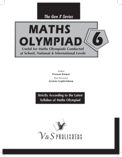 International Maths Olympiad - Class 6 (With OMR Sheets)